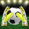 Goalie Gloves Latex Soccer Goalie Goalkeeper Gloves Anti-slip Thicken Football Glove Finger Protection Gloves Soccer Equipment