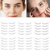 Наклейки для татуировок нижних ресниц, имитация натуральных водонепроницаемых одноразовых накладок для татуировок нижних ресниц, ленивый инструмент для макияжа