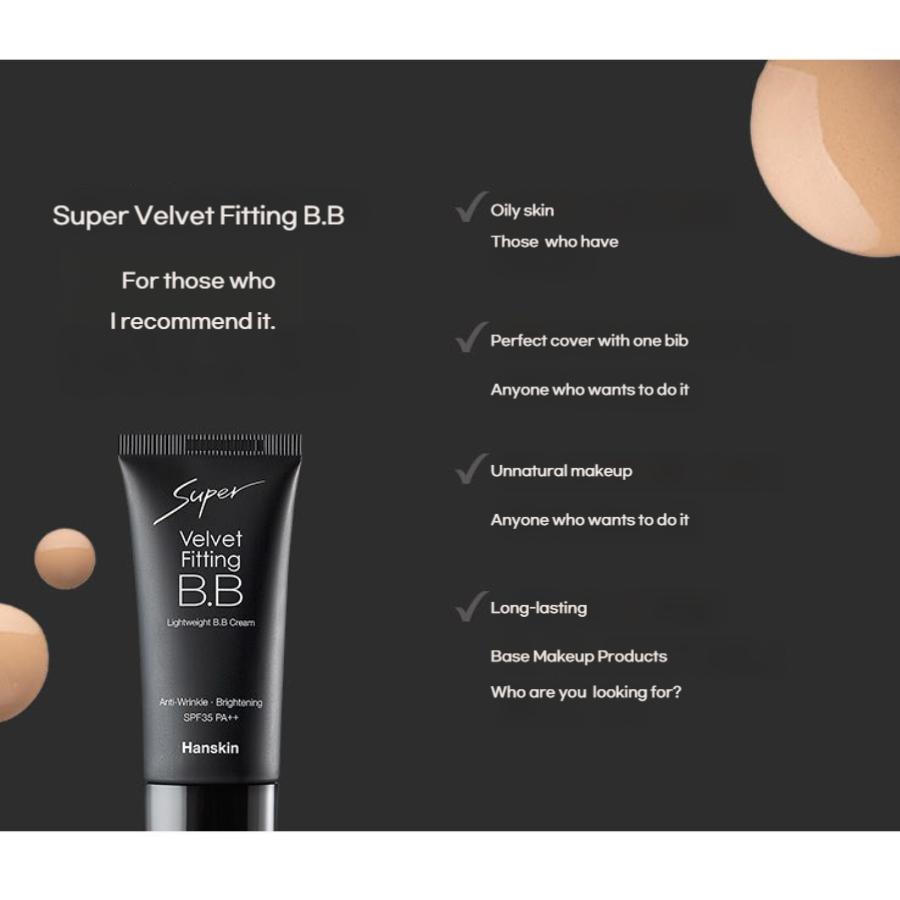 Hanskin Супер Вельветовый Финиш BB Крем SPF35 PA++ 30г