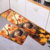 Осенняя Сова Кленовые Листья Кухонный Коврик Домашний Декор Коридор Балкон Прачечная Коврики Спальня Прикроватный Напольный Коврик Коврик для Двери Ванной