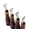 Wooden Handle DIY Shallow Slot Linear Edge Tool Leather Craft Creasing Tools Leather Edge Creaser