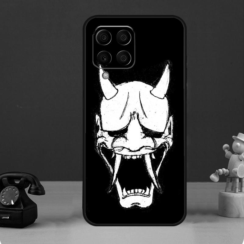 Японский чехол-маска Хannya для Samsung Galaxy M36 M56 M16 M33 M53 M13 M12 M32 M52 M20 M15 M55 M31 M14 M35 M34 M54