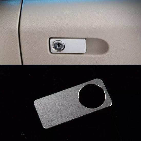 Stainless For Mercedes Benz W204 W212 C218 X204 Car Glove Box Switch Cover Trim