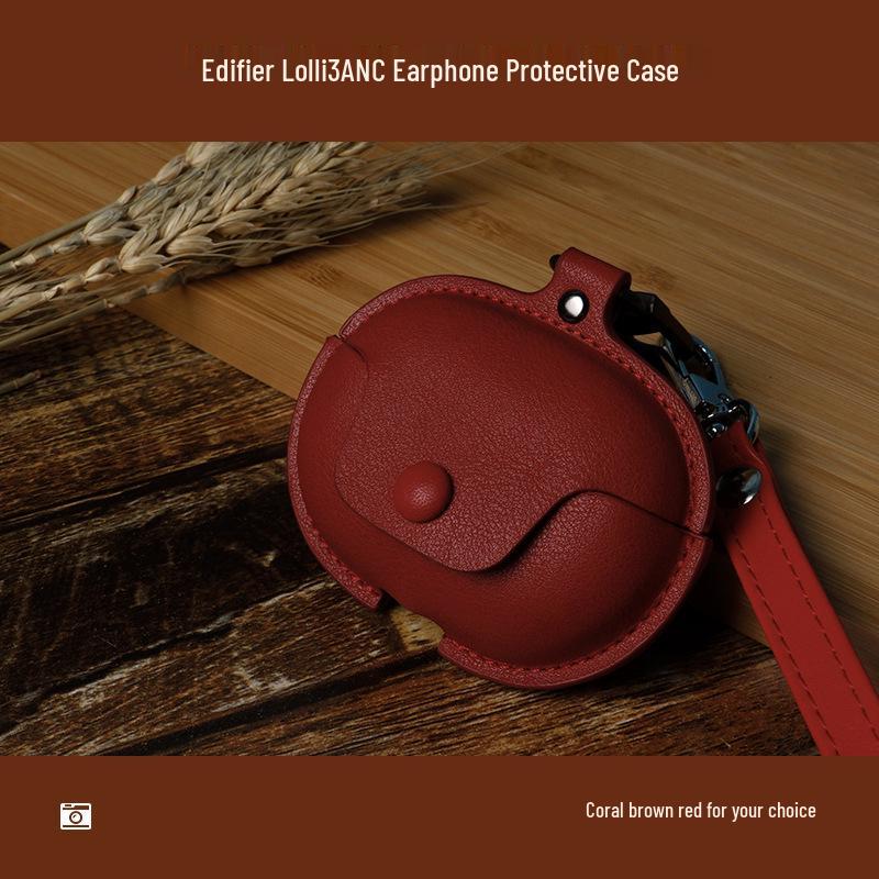 EDIFIER Lolli3 ANC Беспроводные наушники Кожаный защитный чехол