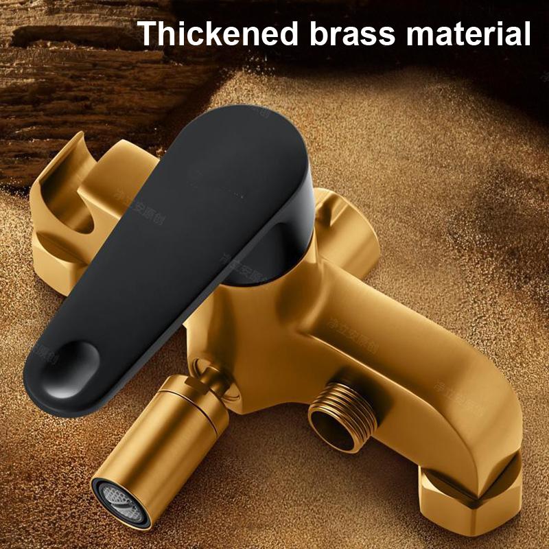 Душевой смеситель с распылителем Смесители для ванной Смесительный клапан для ванны Тройной смеситель для холодной и горячей воды Многофункциональный бытовой кран