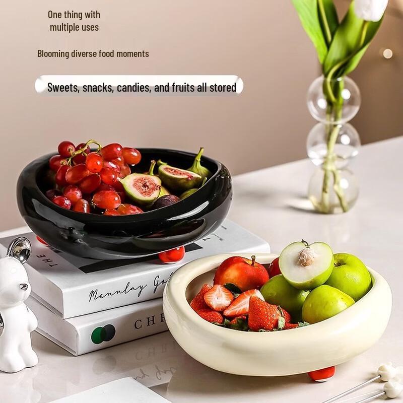 Ruhan Modern Luxury Handmade Ceramic Fruit Bowl