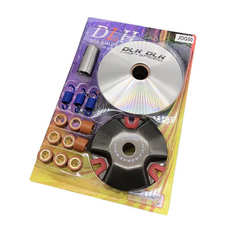 Jog 50 ZR DLH Scooter Clutch Assembly Kit With Roller Weights Springs Driver Pulley Honda Modification
