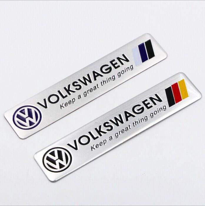 Volkswagen Custom Car Stickers: Personalized Decals, Metal Badges, Aluminum Stickers, Tail Labels, Multi-logo Options