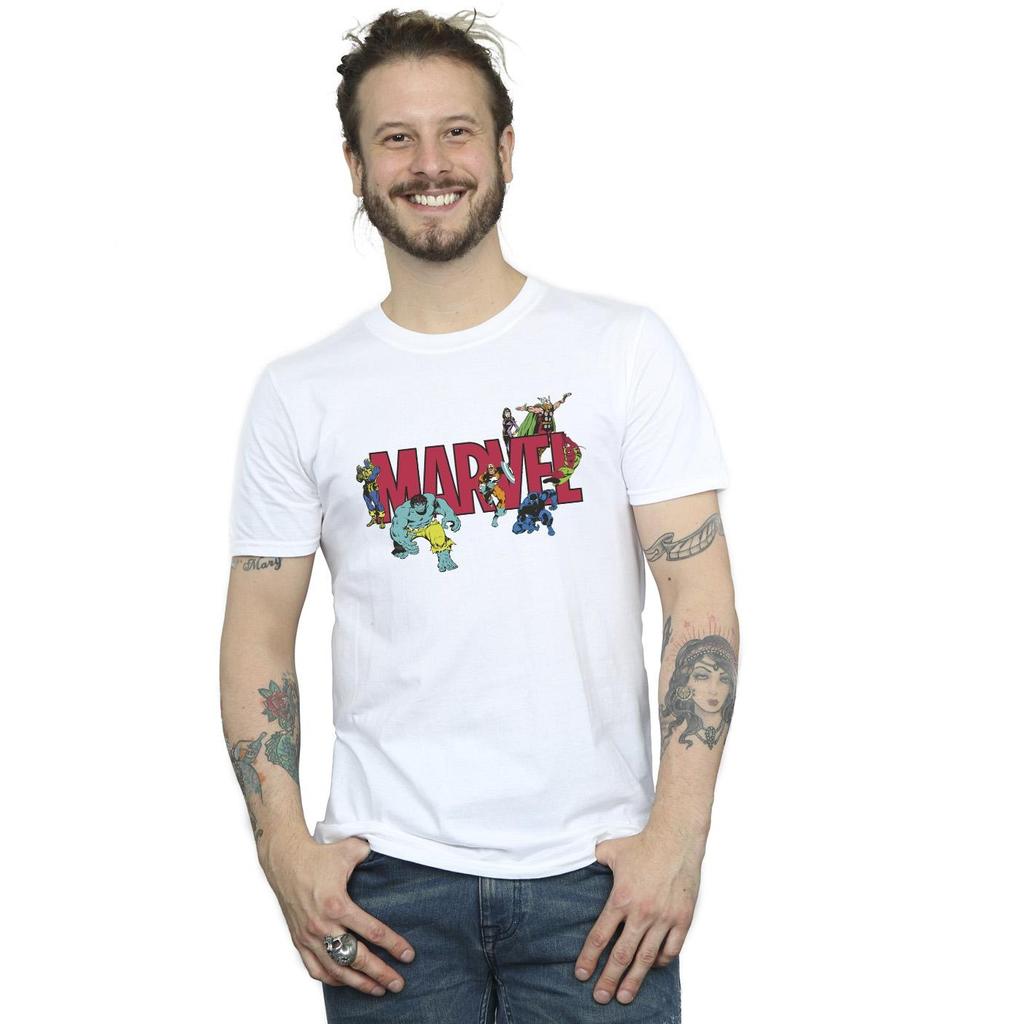 Marvel Mens Comics Characters T-Shirt