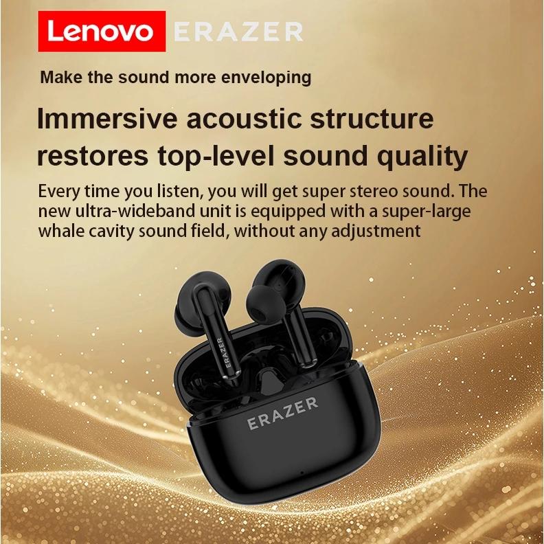 Lenovo ERAZER XT69 Pro Bluetooth наушники с шумоподавлением беспроводные наушники HiFi музыка HD звонки с микрофоном