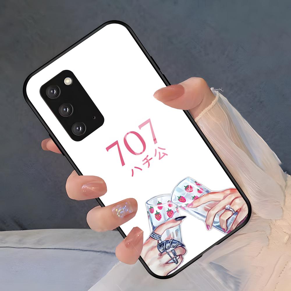 Чехол для телефона с Наной Осаки из аниме для Samsung S26 S25 Plus S20 S20 Plus S22 Ultra S23 FE S21 Plus S21 Ultra Стеклянная крышка