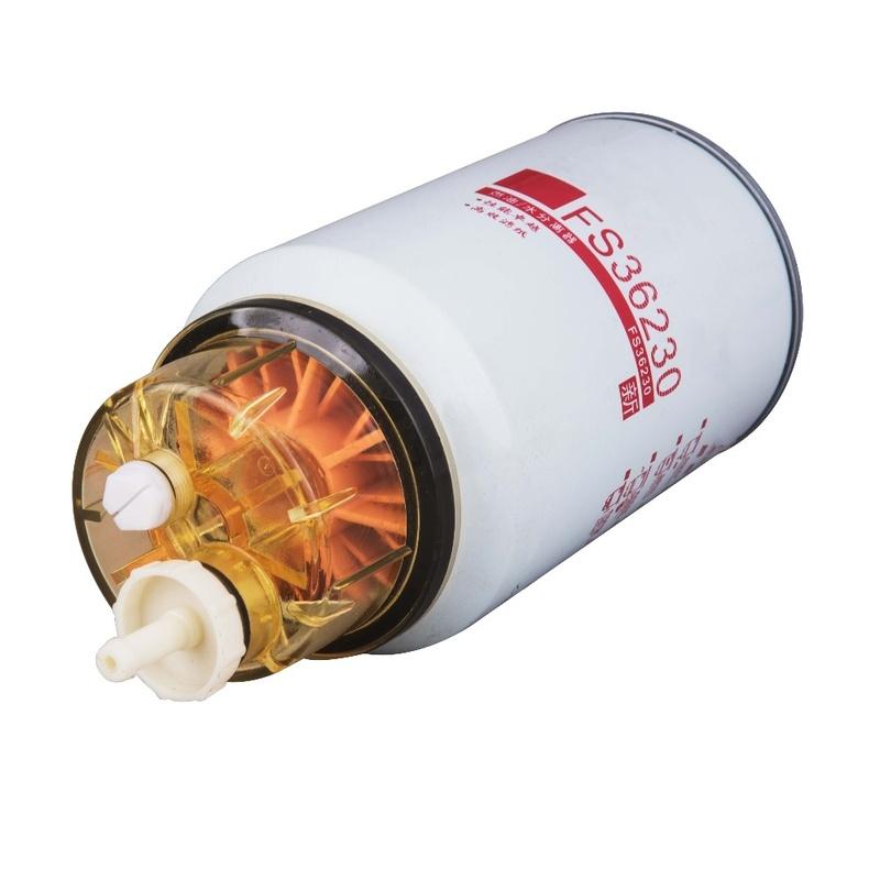 FS36230 Diesel Filter For Engine 91FG206 5300516 Fuel Filter Element With Cup Fuel Water Separation