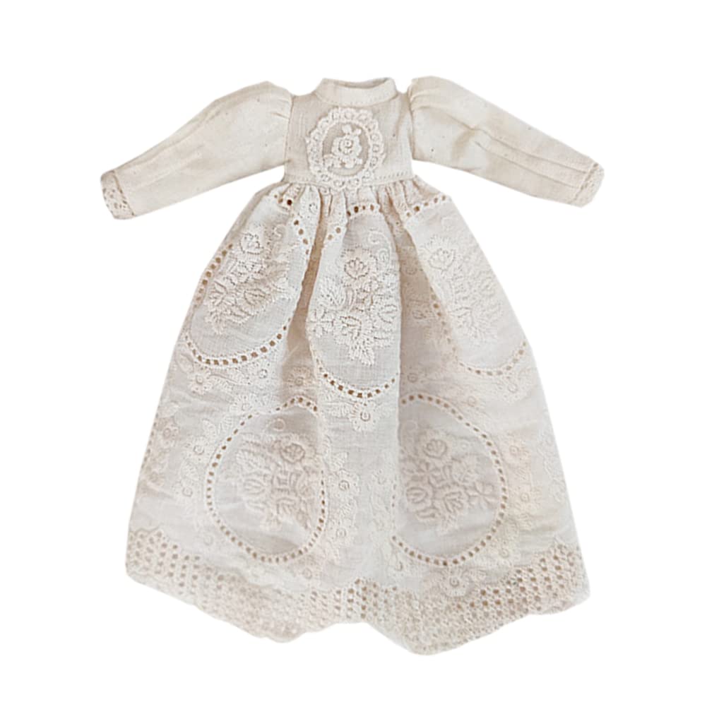 Rakulifey Blythe Одежда Наряд Одежда Платье Нео Блайт Костюм Бежевый Для Obitsu 24