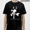 Vintage U2 Rock Band Live The Joshua Tree World Tour 1987 T-Shirt Fan Gift Casual Style Ropa Hombre Classics Graphic T Shirts