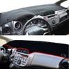 Для Honda Fit Jazz 2008-2013 Автомобильный стайлинг Накладка на панель приборов Коврик-подкладка Dashmat Козырек от солнца Накладка на приборную панель Защитная подушка Ковровые аксессуары