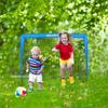 Kids Soccer Goal Set Fun Teamwork Training For Primary School Students Football Outdoor Goals Blue