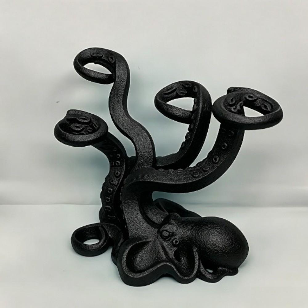 Многослотовый держатель для ручек-осьминог 3D-печать Забавный держатель для зубных щеток Форма щупальца Органайзер Статуэтка осьминога Подарок для парня
