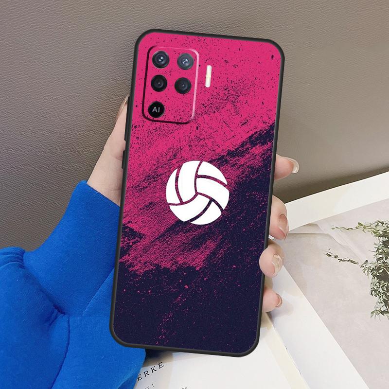 Спортивный чехол для волейбола для Oppo A78 A38 A18 A98 A58 A60 A80 A40 A96 A76 A16 A94 A74 A54 A15 A17 A57 A77 A5 Pro