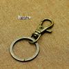Bronze Retro Keychain with DIY Bag Buckle