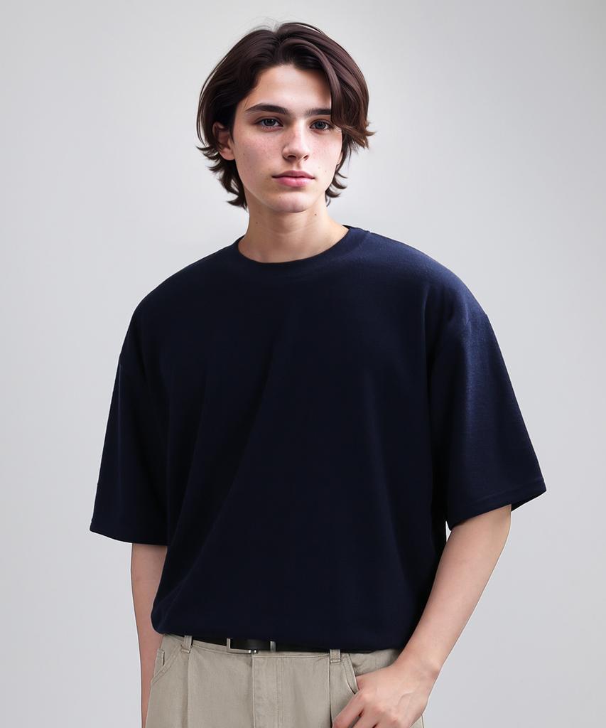 VERYVAIN Knit Tex Over Sleeve (Navy)