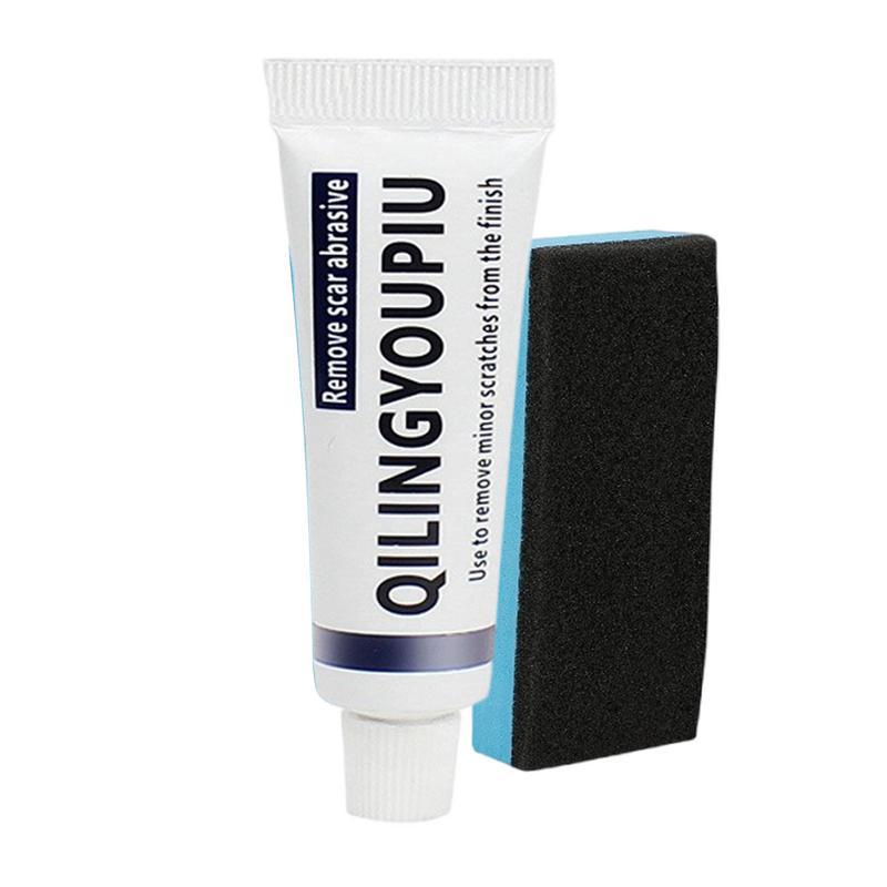 Безопасная полировальная паста для удаления потертостей с автомобиля, средство для восстановления автомобильной краски с губкой, средство для удаления царапин, износа и пятен от воды