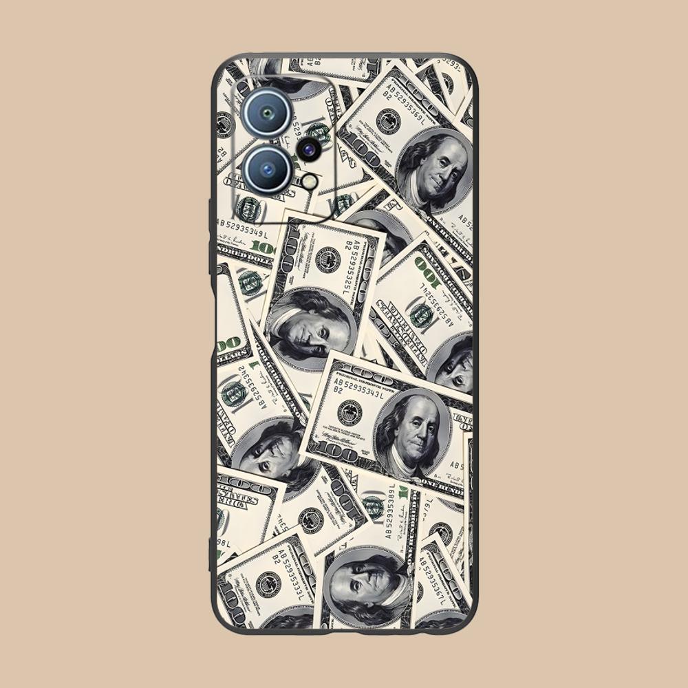 USD Dollar Matte TPU Mobile Phone Case for Huawei P60 P50 P40 P30 P20 P10 P9 P8 Pro Lite Plus Colorful Printing Cover