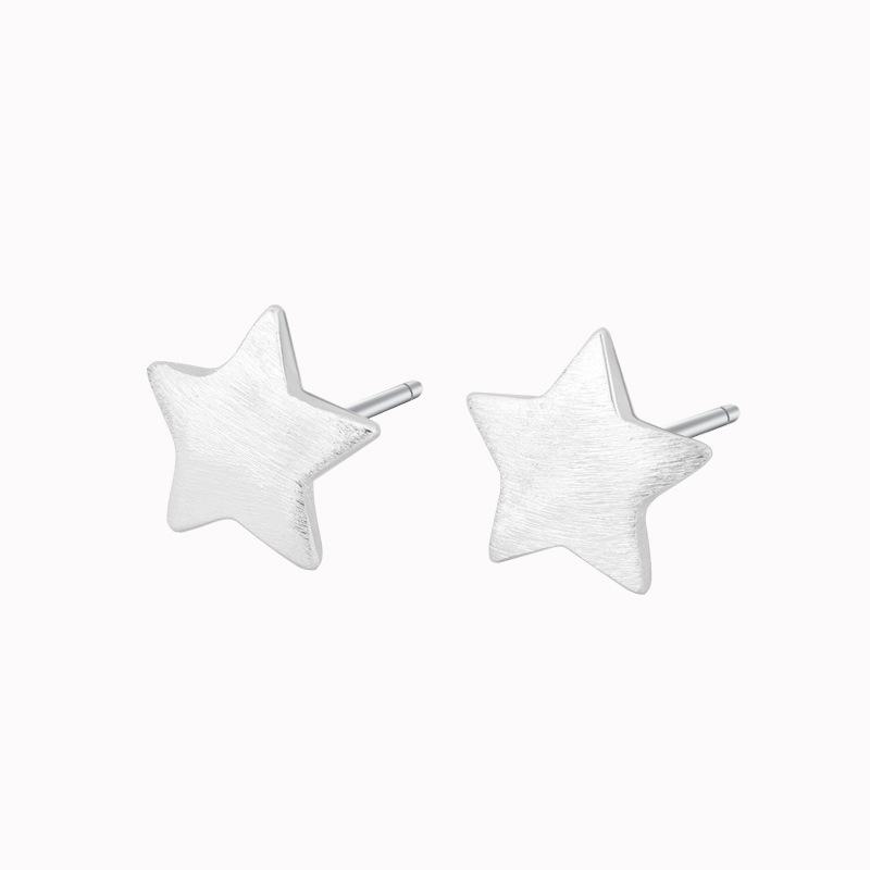 Japanese Minimalist Stud Earrings Versatile Personality Fresh And Elegant Ear Jewelry For Daily Wear