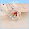 Pendant Hollow Volleyball Necklace Oil Finish Alloy Chain Enthusiasts Fashion