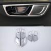 For Hyundai Kona Encino 2018-2023 Matte Silver Inner Door Handle Bowl Frame Trim