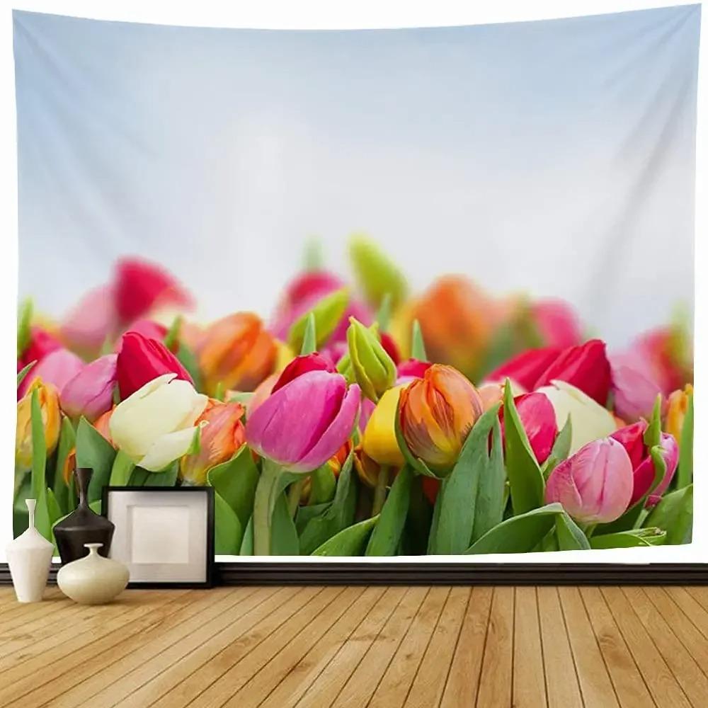 Romantic Spring Garden Tapestry Office Living Room Decoration Home Wall Tapestry