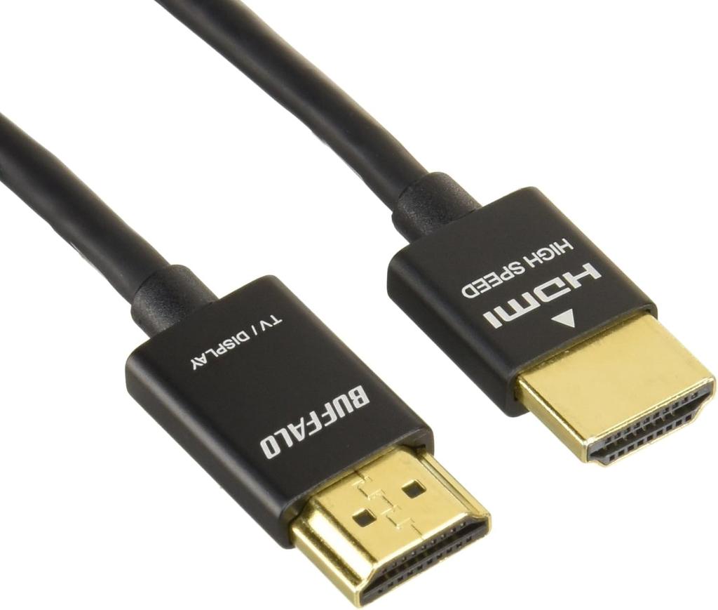 Buffalo HDMI Cable Slim Type BSHD3S50BK 5.0m