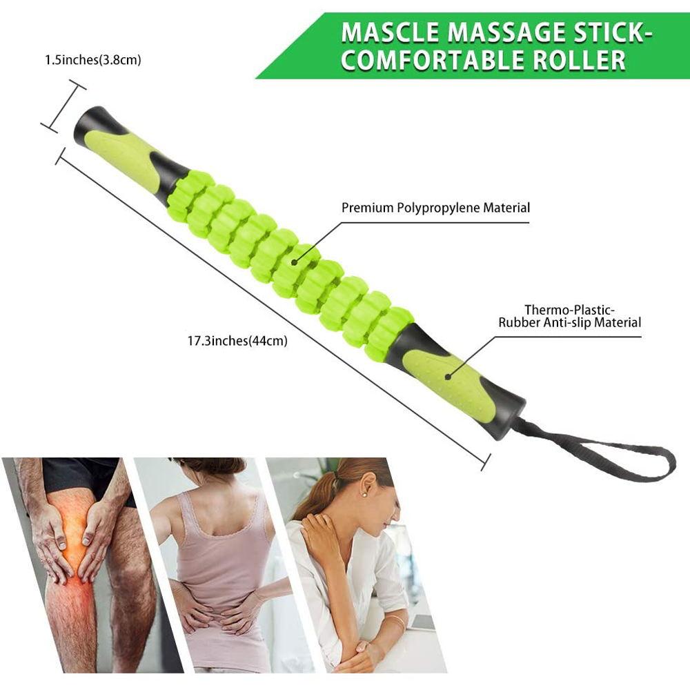 Muscle Roller Massage Stick For Athletes Body Massager Tightness Relief Helps Legs Back Relaxation Tool