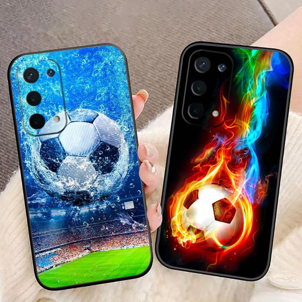 Soccer Football Ball Phone Case For OPPO F31 A5X A6X A5 A6 A17 A16 A38 A53 A54 A55 A57 A58 A60 A74 A78 A92 A93 A94 A72 A98 Cover