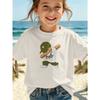 2026 New 3D Printed Girls' Crewneck T-Shirts with Various Patterns Soft and Comfortable