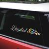 Styling Waterproof Reflective Car Accessories Window Limited Edition Car Stickers Auto-styling