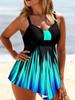 Summer Comfortable Sexy Women's Swimwear Fashion Casual Twill Printed Seaside Beach Halter Swimsuit S-6XL