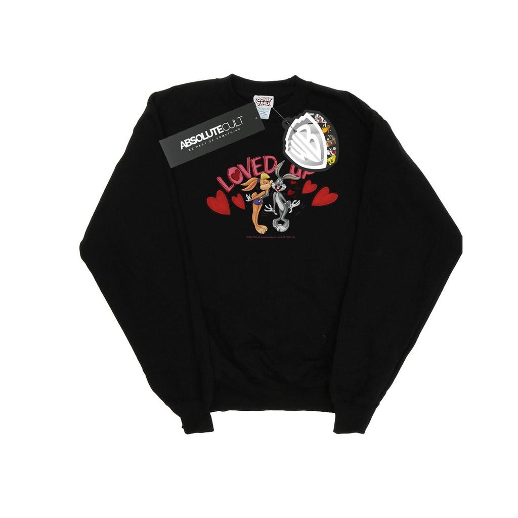 Looney Tunes Mens Bugs Bunny And Lola Valentine´s Day Loved Up Sweatshirt