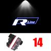 2Pcs LED Car Door Projector Welcome Ghost Shadow Light For VW Touareg Golf 5 6 7 Passat B6 B7 B8 B9 MK6 MK7 R GTI Accessories