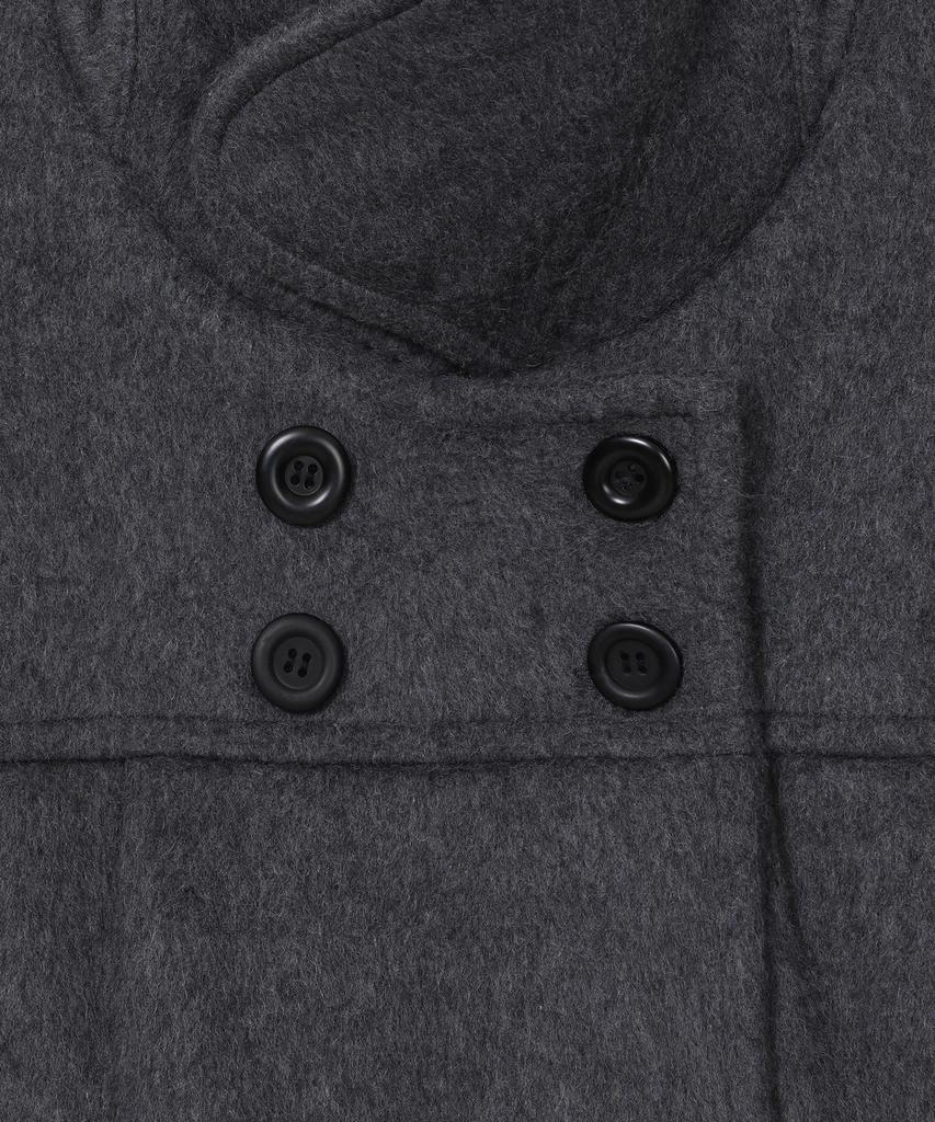 BAUF Round Shirred Short Coat [Charcoal]