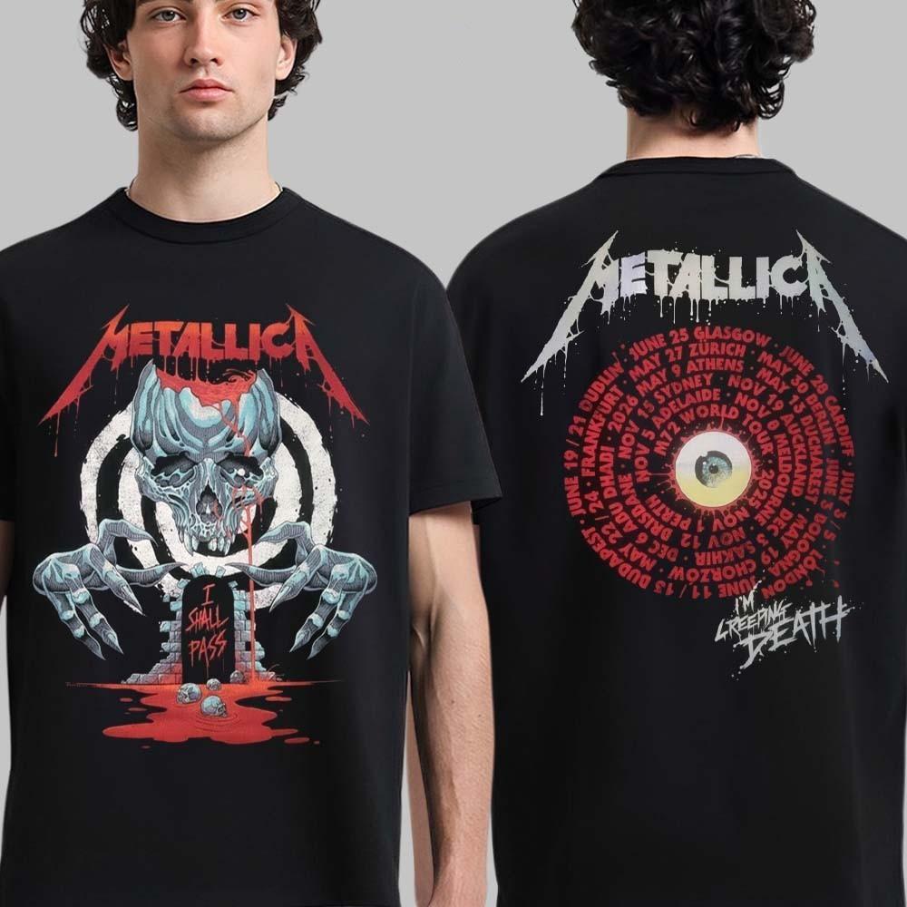 Metallica M72 Мировой Тур 2025-2026 В Creeping Death Creeping Свитер Унисекс Футболка