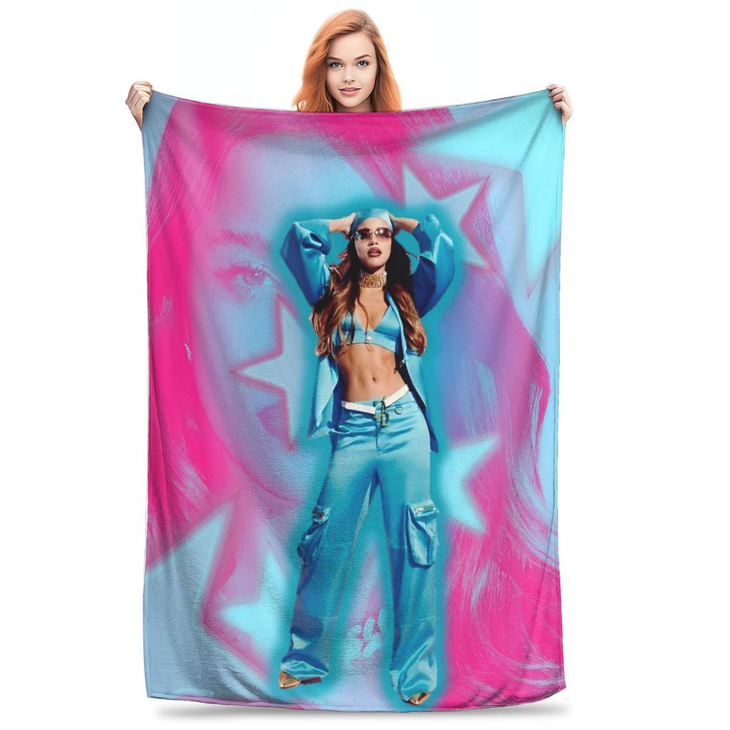 Emilia Mernes Blanket Emilia Mp3 Album Multi-size Cozy and Lightweight Throw Blankets for Sofa Couch and Bed
