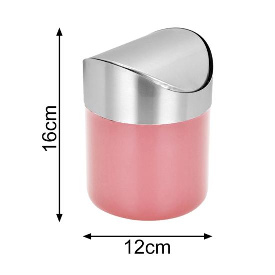 Мини-корзина для мусора, мусорная корзина с поворотной крышкой, кухонная столешница, настольный мусорный бак для мусора