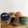 Solid Color Letter Embroidery Baseball Cap Korean Style Children's Sunhat  Kids
