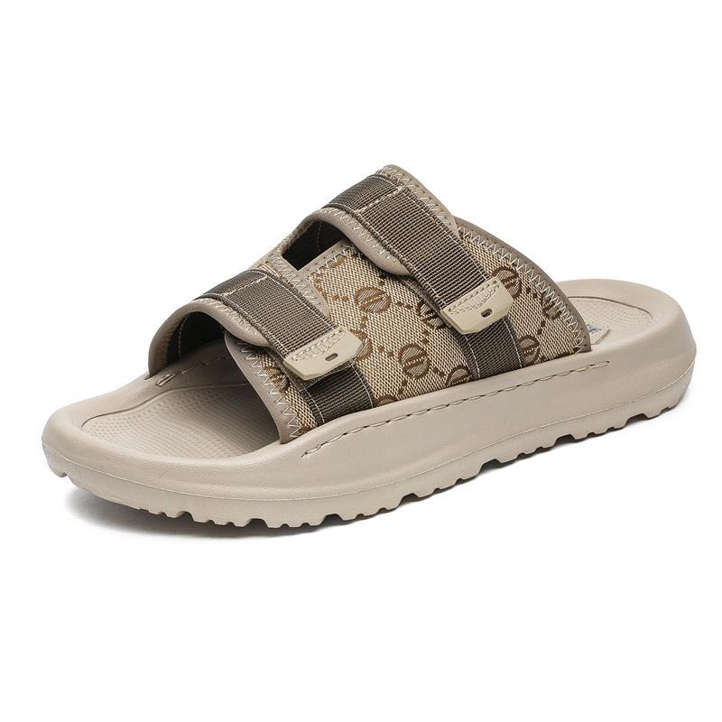 Летние новинки 2025 мужские шлепанцы летняя обувь сандалии мужской тренд повседневная пляжная обувь