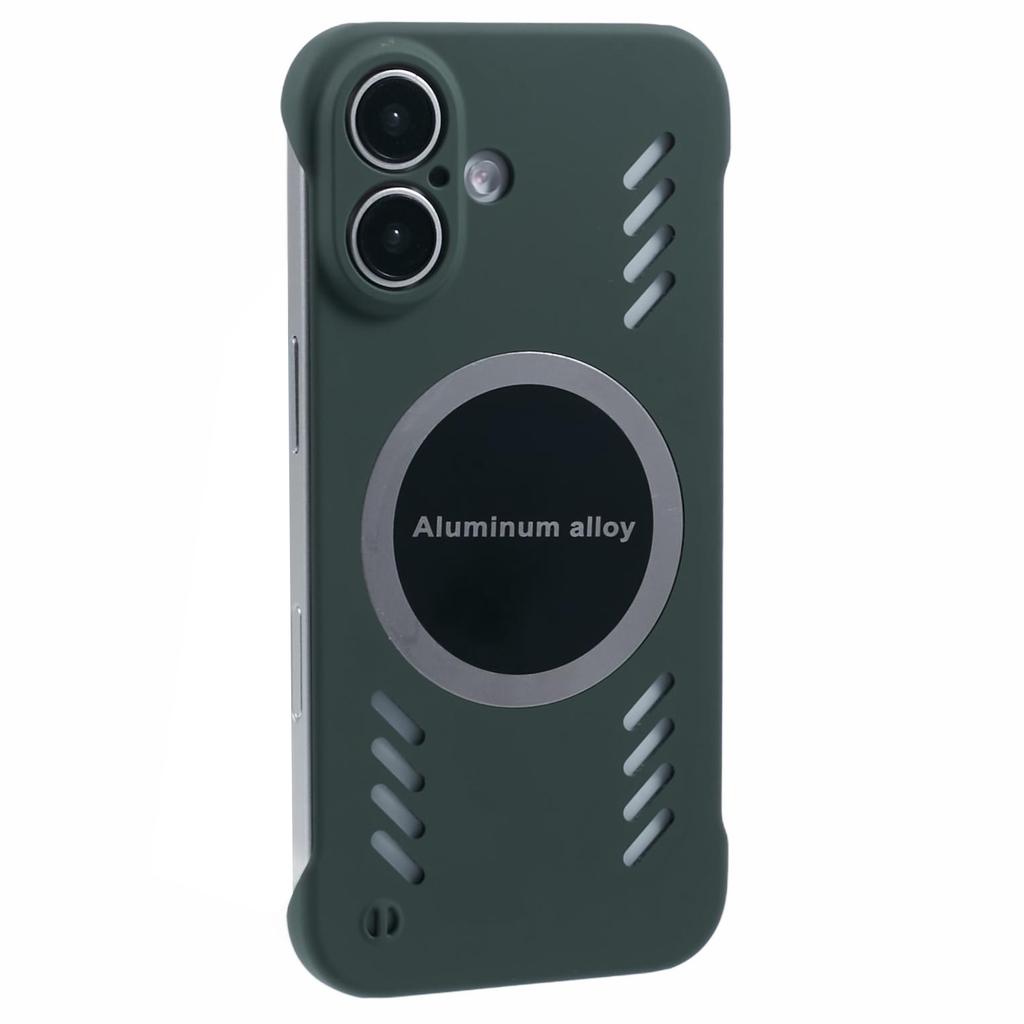 For iPhone 16 Case Hard PC Frameless Heat Dissipation Phone Cover