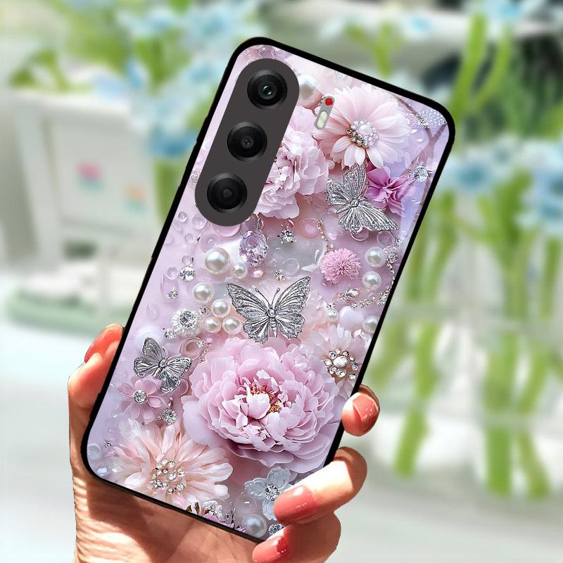 Чехол для телефона Tecno Camon40 40Pro 4G, модный, из закаленного стекла, противоударный, для Tecno Camon 40 Pro, чехол CM6 Funda