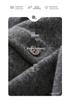 Autumn Winter Cashmere Beaded Round Neck Cardigan Sweater for Women - Warm, Loose Fit Outer Layer