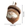 Animal Christmas Ornaments 2D Cute Christmas Acrylic Pendant Animal Hedgehog Bunny Wildlife Ornaments 2025 Xmas Navidad