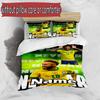 3pcs Duvet Cover Set (1*Duvet Cover + 2*Pillowcase, Without Core), Custom Name Neymar Jr Pattern Bedding Set, Home Bedroom Decor Gift