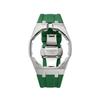 316 Stainless Steel Case With FKM Rubber Watch Strap Kit for Swatch X AP Royal POP With Fold Buckle Changer For 3/12 Clock
